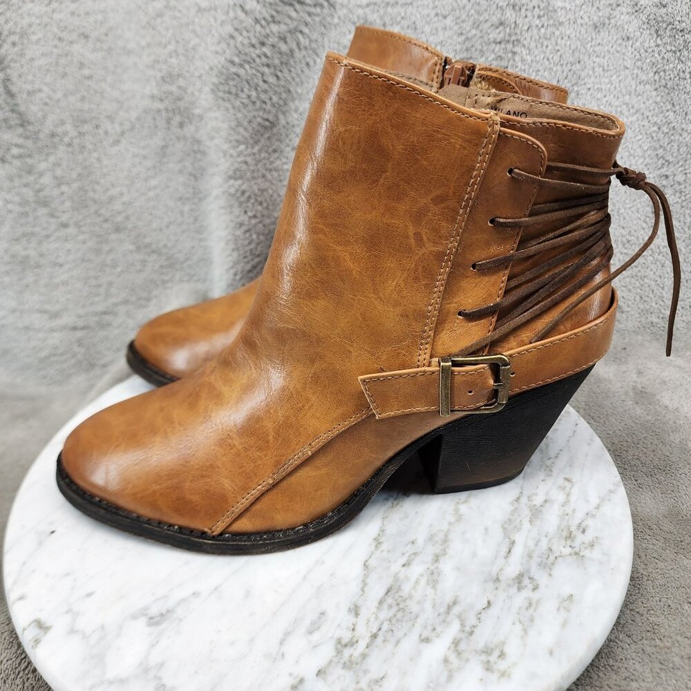 Now or Never Shoes Womens Size 9 Brown Boots *GUC*